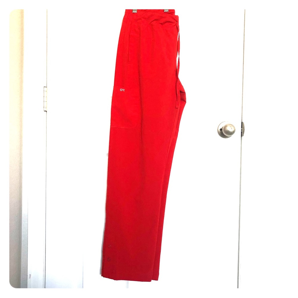 Barco One, size medium, red scrub pant.
